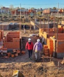 El Municipio avanza con la primera etapa de construccin de 48 viviendas en el barrio Arco Iris